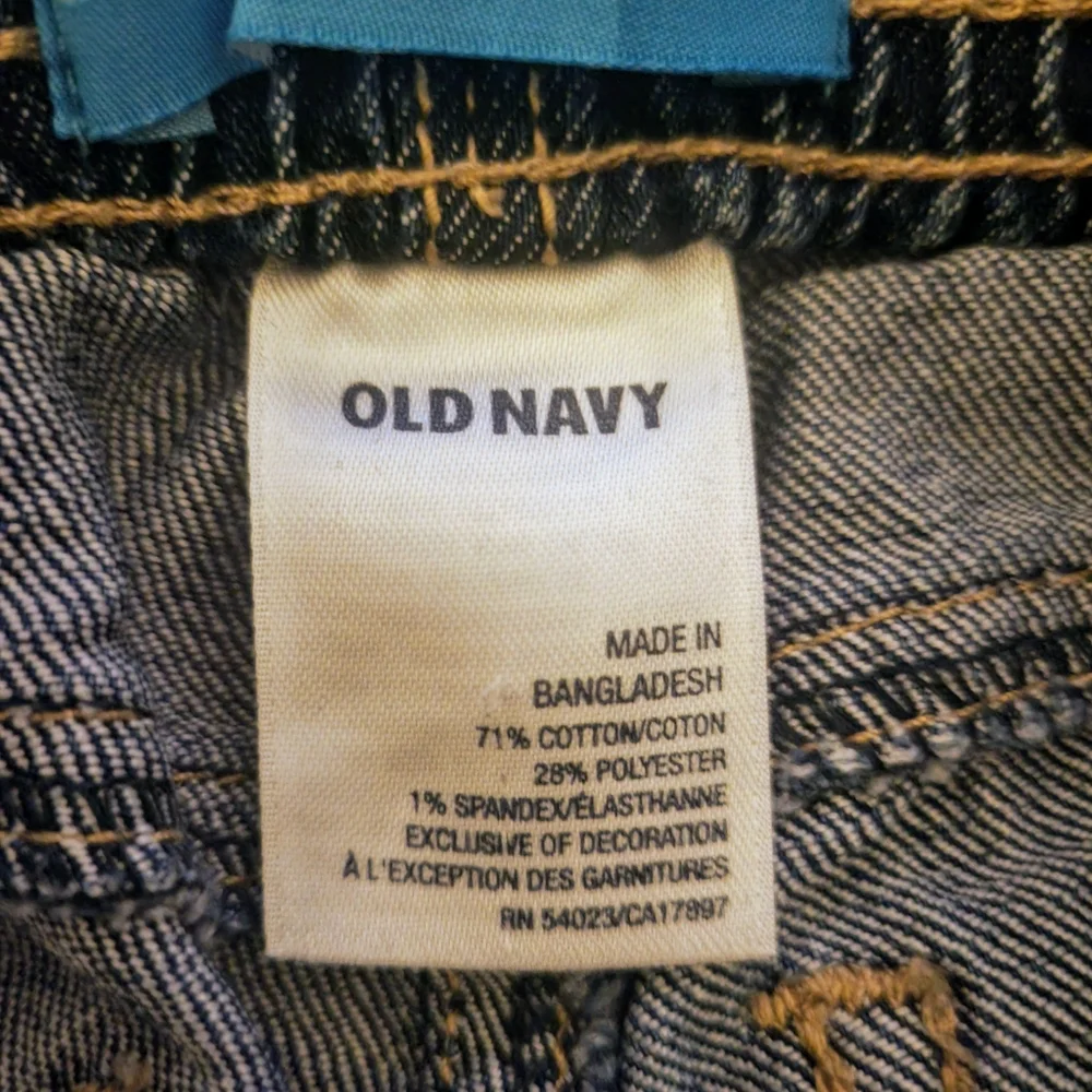 Old Navy Skinny‎ Blue Jeans Patches, Elastic Waist, Size 12-18 Months